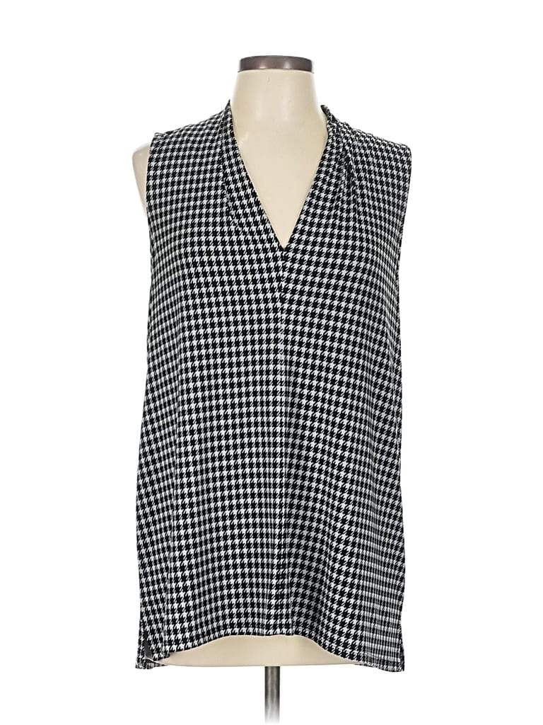 Pre-owned Vince Camuto Sleeveless Blouse In Black