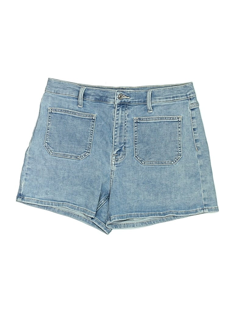 Pre-owned Studio Blue Denim Shorts In Blue