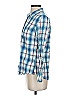 Horny Toad Plaid Blue Long Sleeve Button-Down Shirt Size XS - photo 5