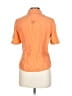 Apriori Orange Short Sleeve Button-Down Shirt Size 10 - photo 2
