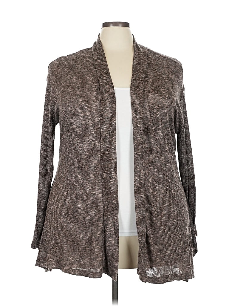 Pre-owned Avenue Kimono In Brown