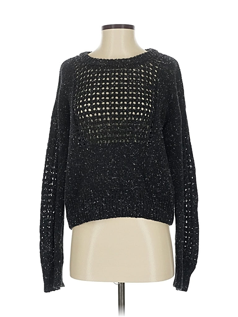 Pre-owned Billy Reid Pullover Sweater In Black