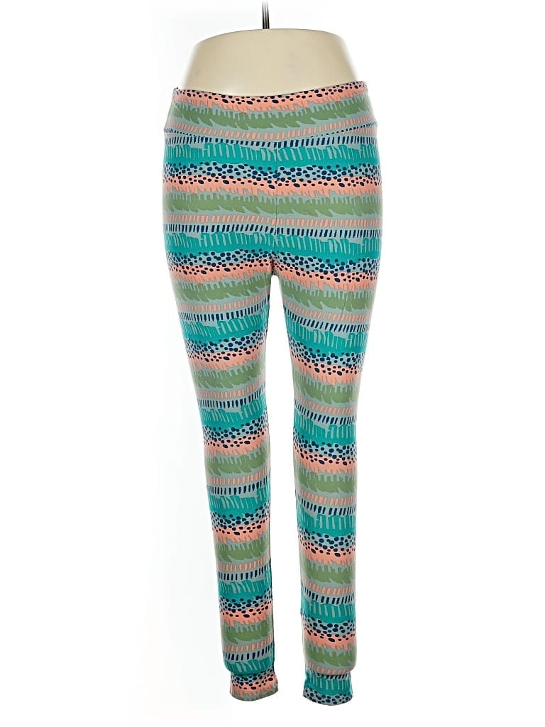 Pre-owned Lularoe Leggings In Blue