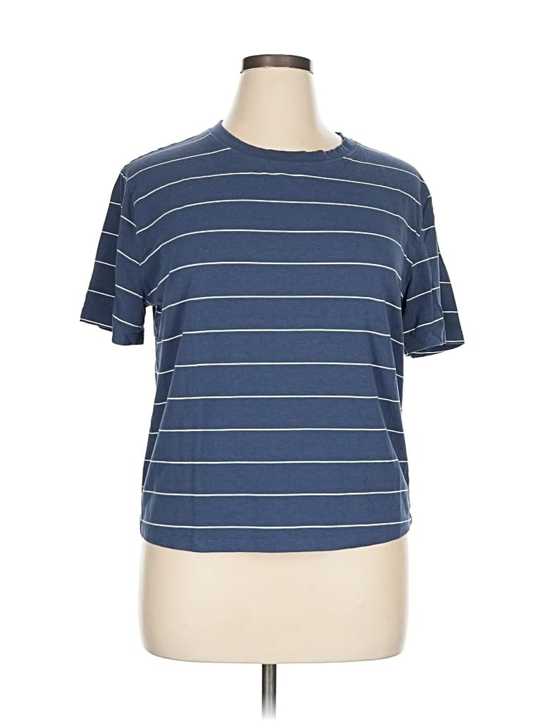 Pre-owned Calia Short Sleeve T-shirt In Blue