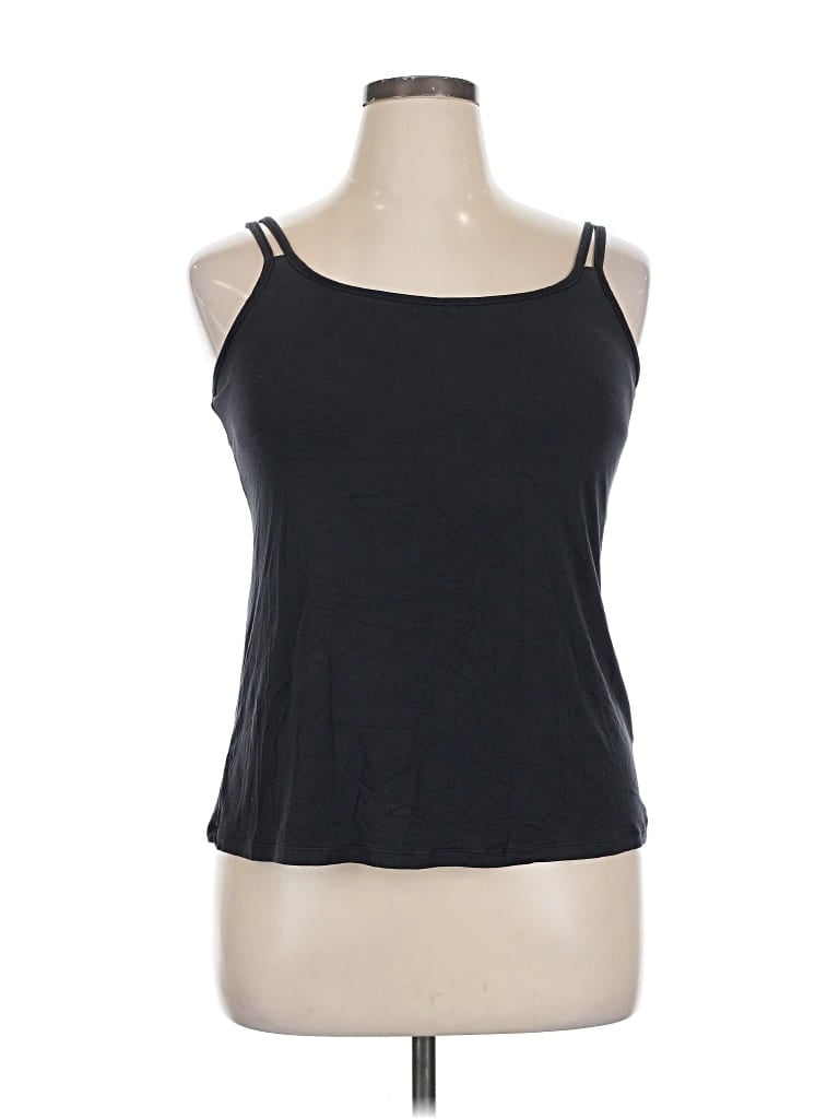 Pre-owned Amoena Tank Top Black Strapless Neckline Tops