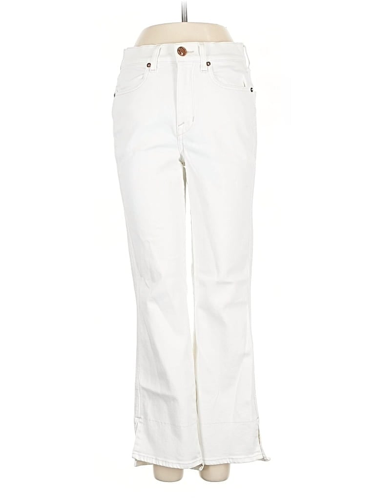 Pre-owned Ayr Jeans In White