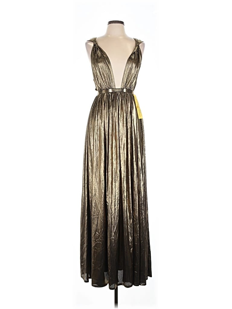 Bronx And Banco Cocktail Dress In Gold