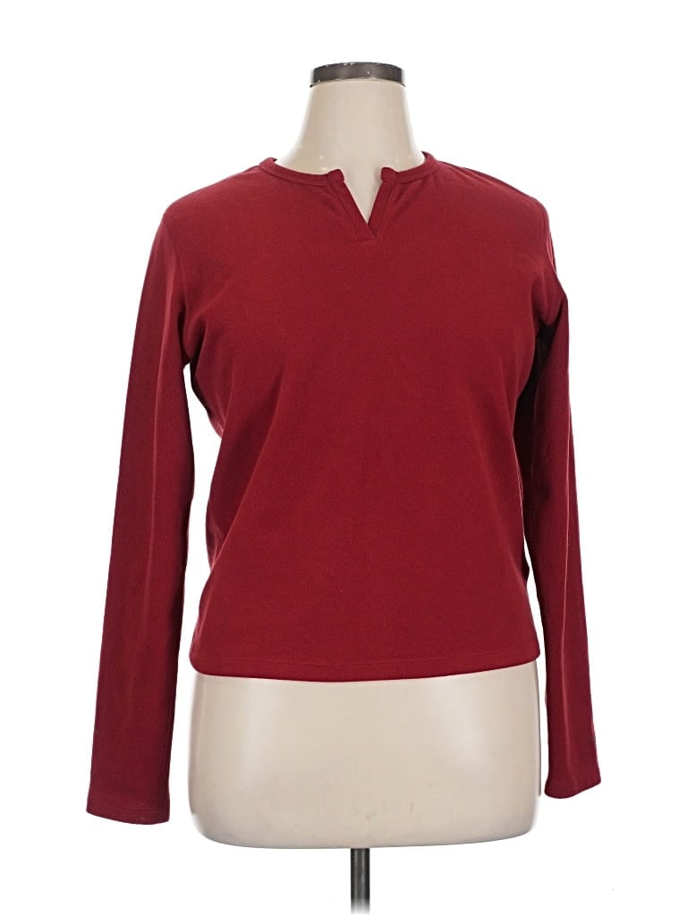 Pre-owned The North Face Pullover Sweater In Burgundy