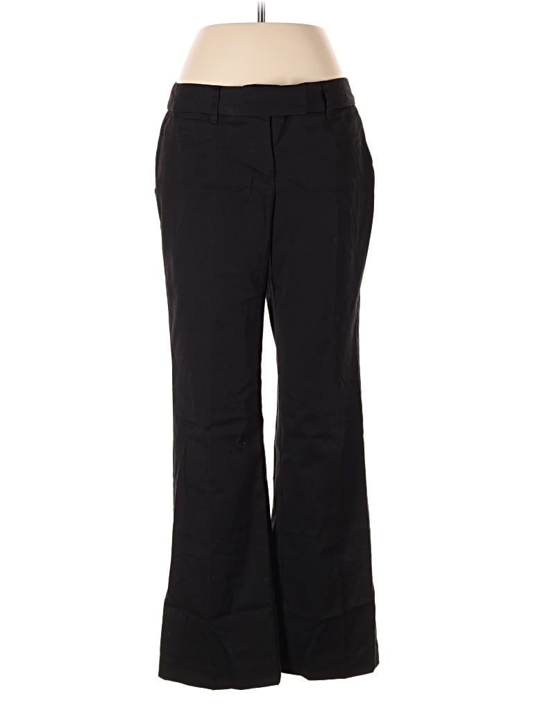 Pre-owned Daisy Fuentes Dress Pants In Black
