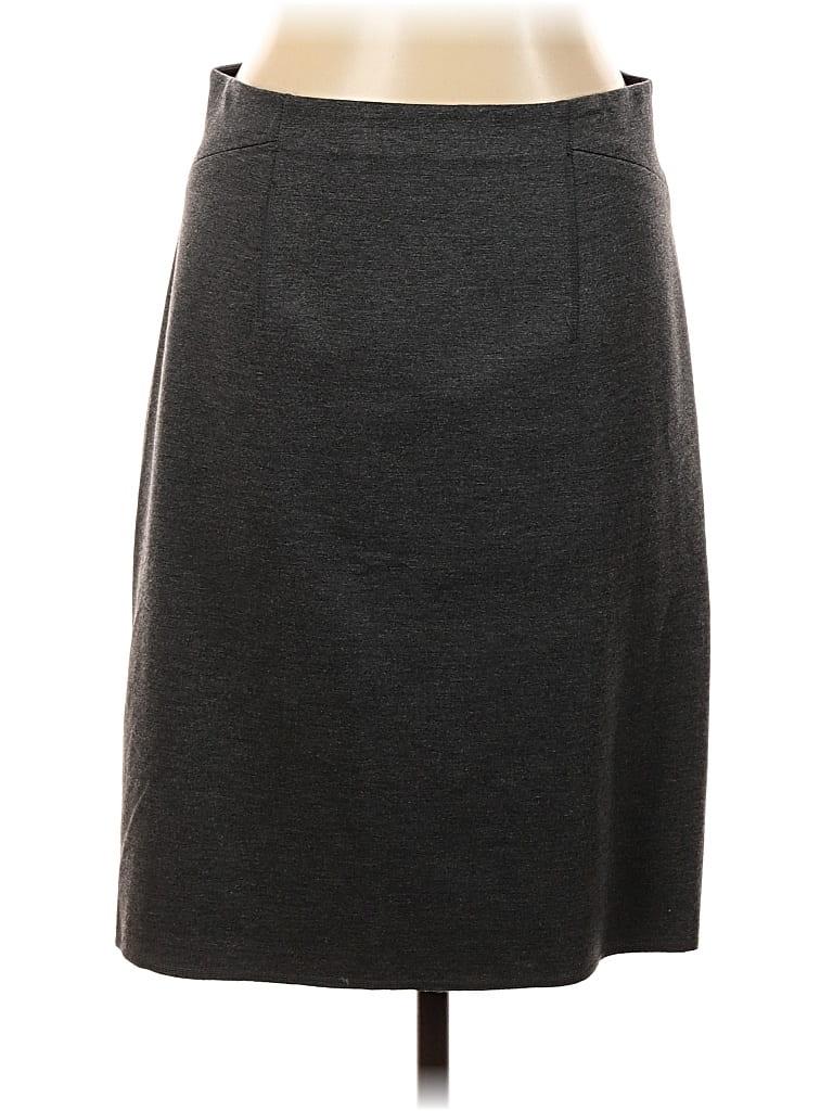 Pre-owned Ann Taylor Casual Skirt In Gray
