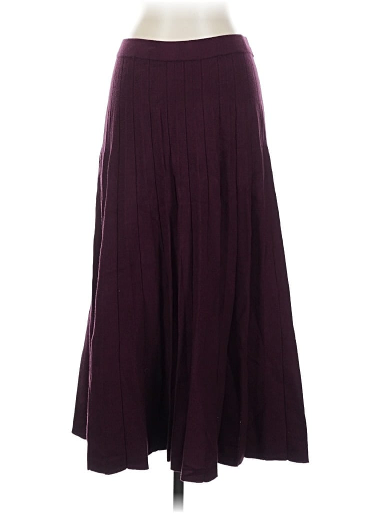 Pre-owned Skies Are Blue Formal Skirt In Burgundy