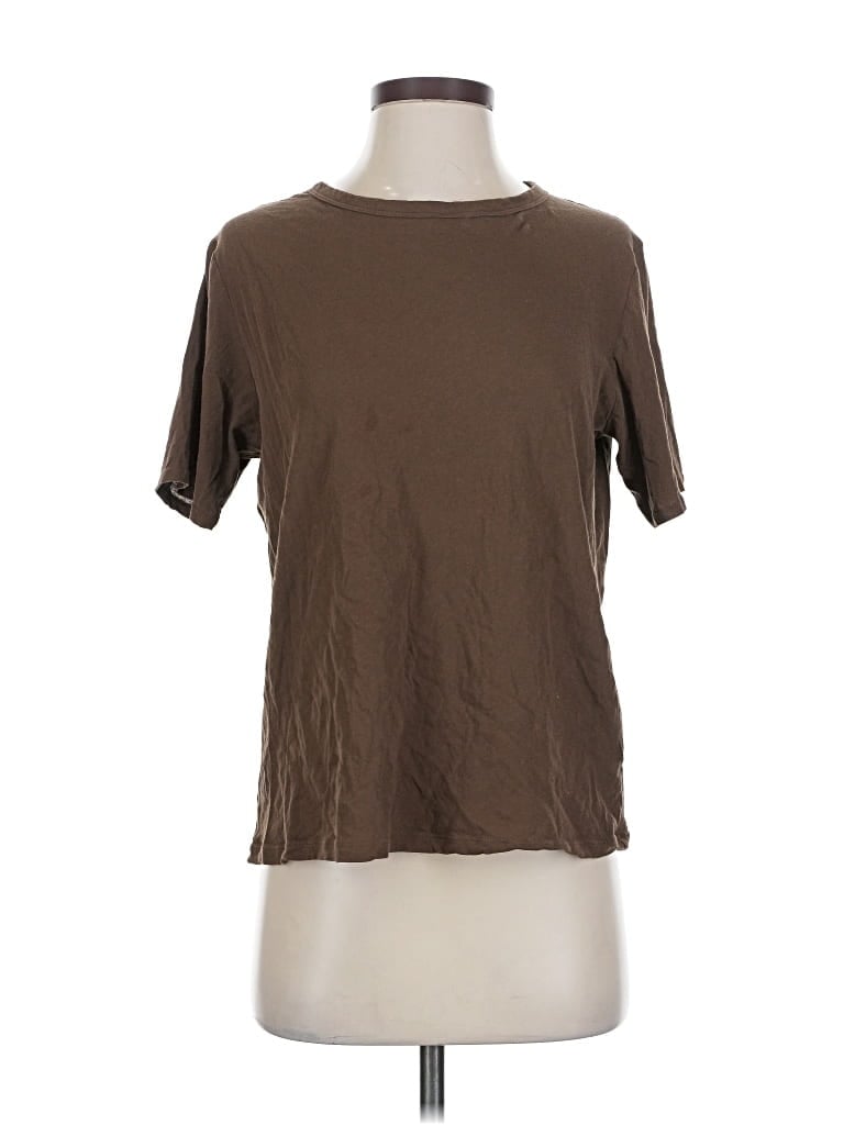 Pre-owned Everlane Short Sleeve T-shirt In Brown