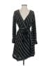 Bar III 100% Polyester Stripes Black Casual Dress Size S - photo 1