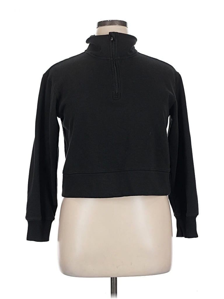 Pre-owned Yogalicious Turtleneck Sweater In Black