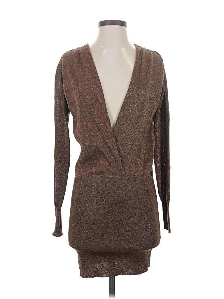 Pre-owned Superdown Cocktail Dress In Brown