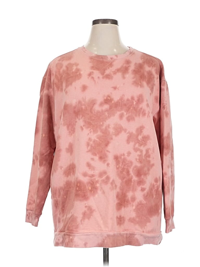 Pre-owned Natural Life Sweatshirt In Pink