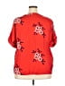 Kindred 100% Polyester Red Short Sleeve Blouse Size 2X - photo 2