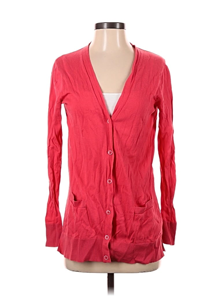 Pre-owned Gap Cardigan Sweater In Red