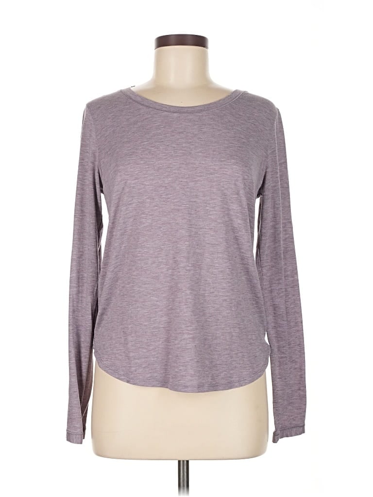 Pre-owned Lululemon Athletica Active T-shirt In Purple