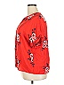 Kindred 100% Polyester Red Short Sleeve Blouse Size 2X - photo 5