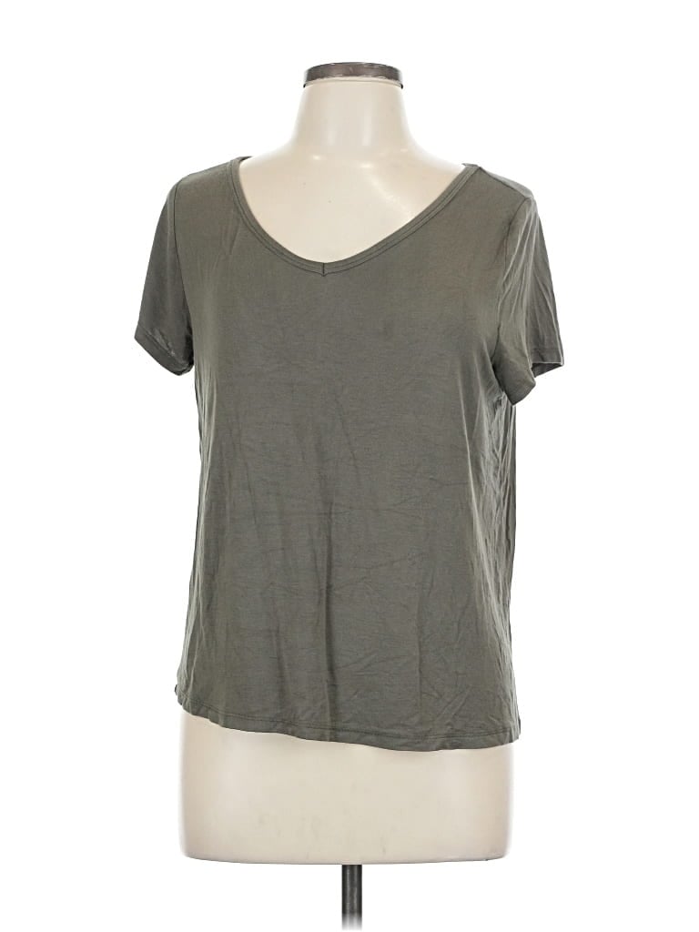 Pre-owned Justify Short Sleeve T-shirt In Gray