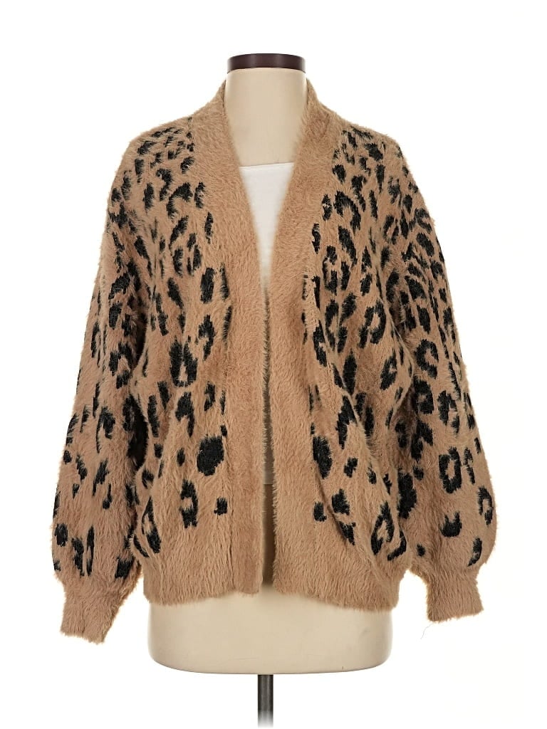 Pre-owned En Creme Cardigan Sweater In Brown