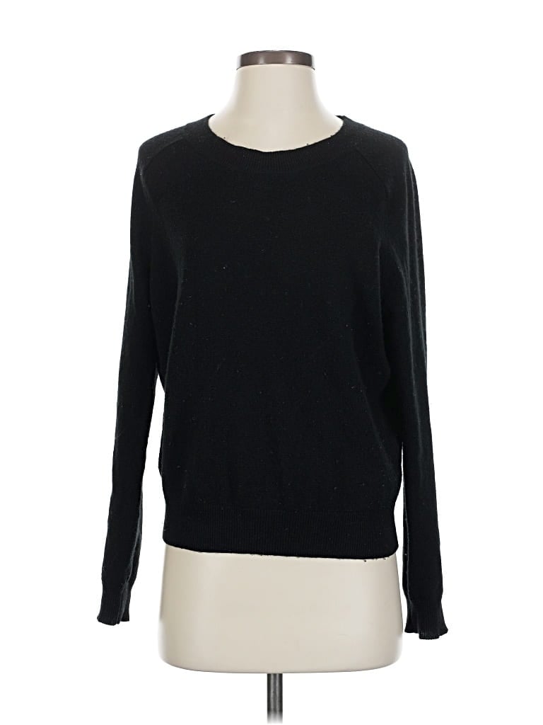 Pre-owned Vince Wool Pullover Sweater In Black