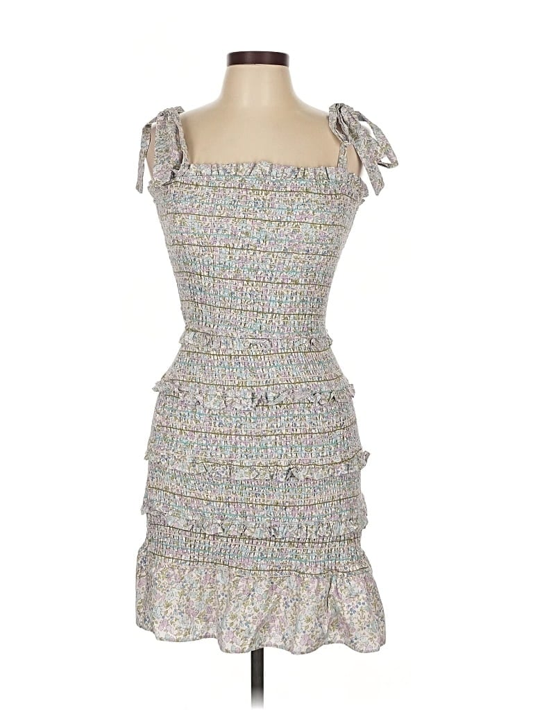 Pre-owned Storia Cocktail Dress In Silver