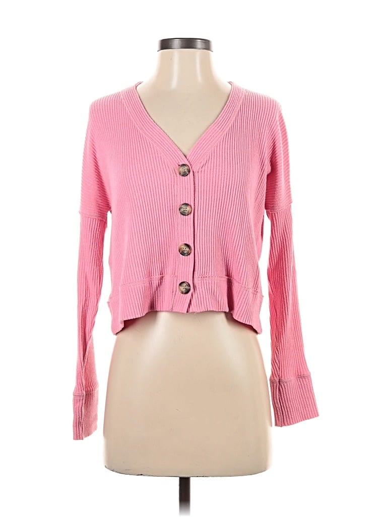 ABERCROMBIE & FITCH Pre-owned Cardigan Sweater In Pink