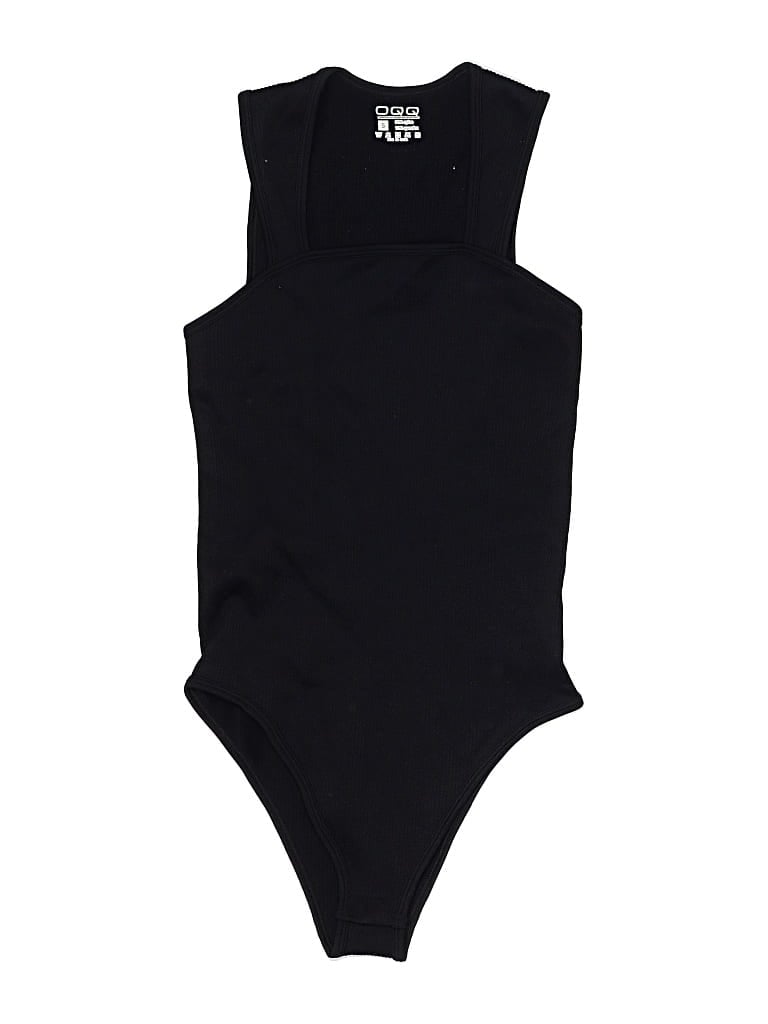 Pre-owned Oqq Bodysuit In Black