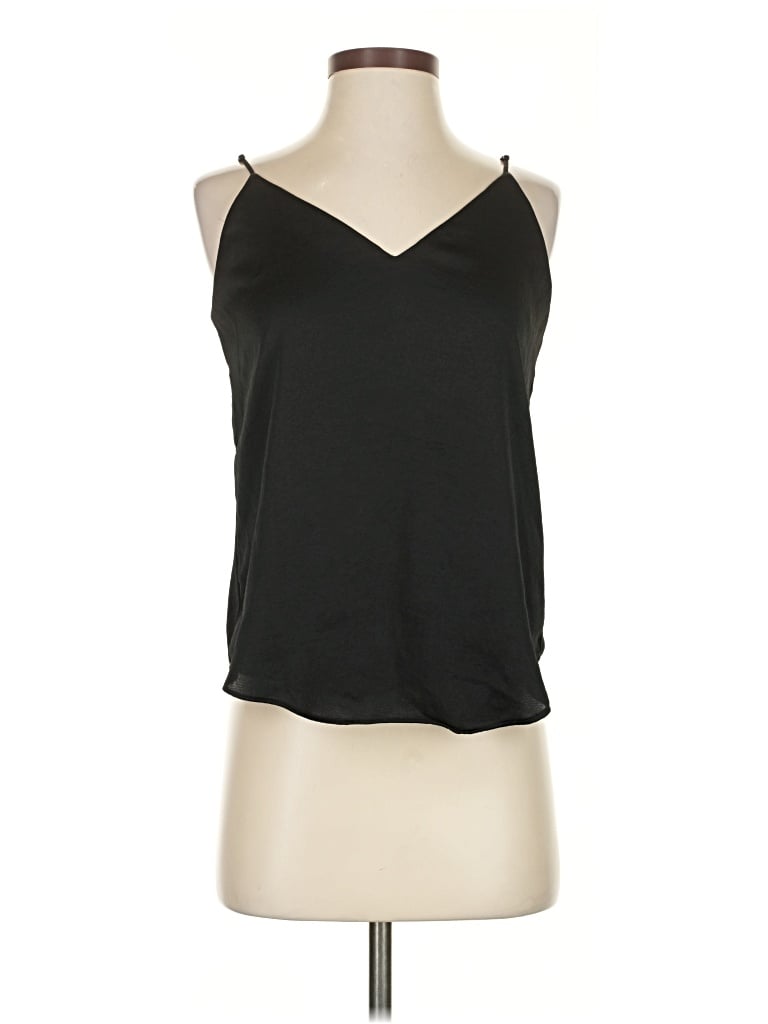 Pre-owned Express Sleeveless Top Black Halter Neckline Tops