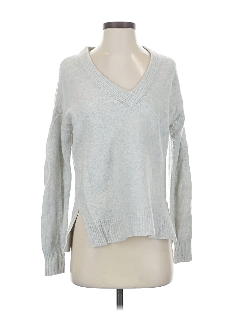 Pre-owned Madewell Pullover Sweater In Silver