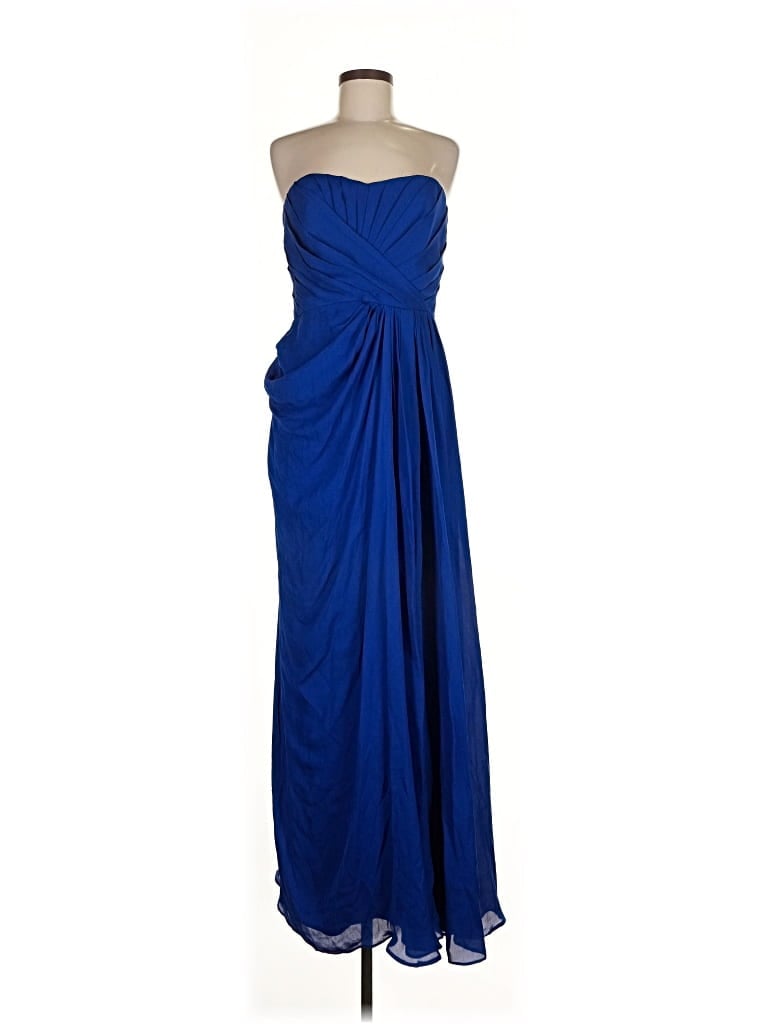 Pre-owned Badgley Mischka Cocktail Dress In Blue