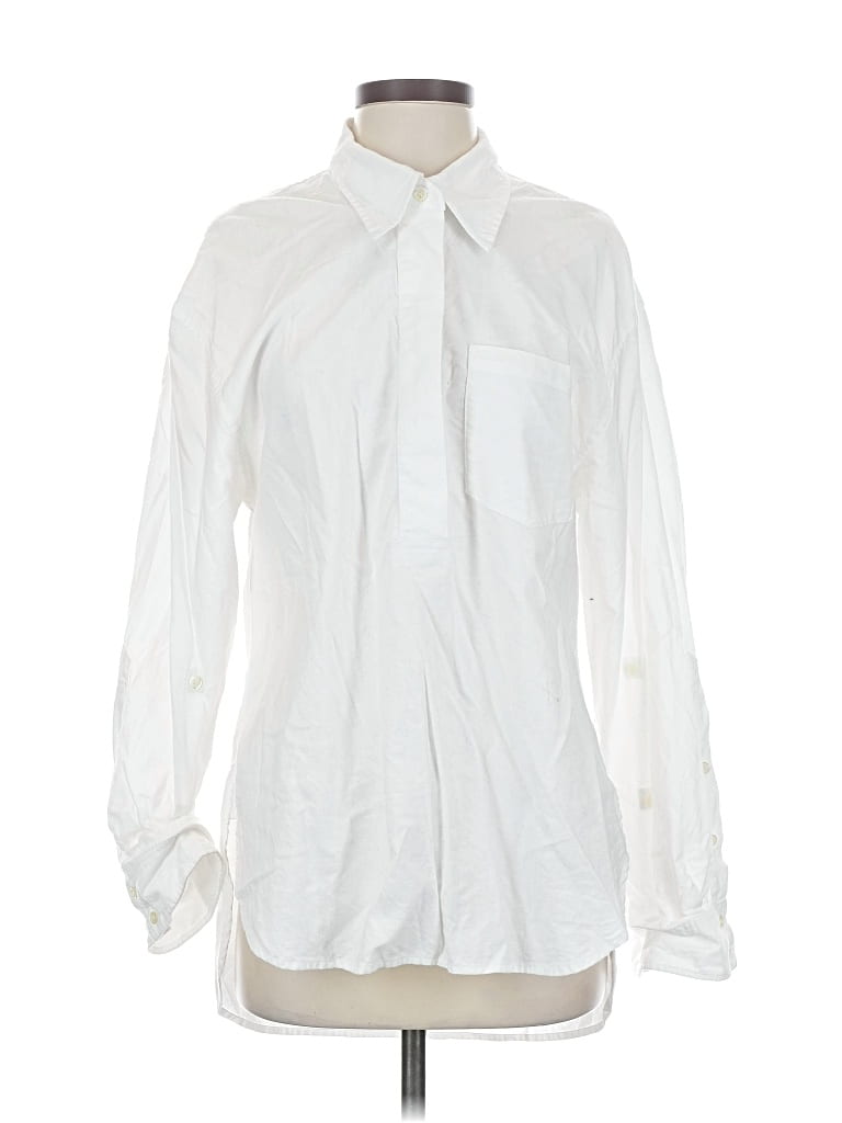 Pre-owned Citizen Of Humanity Long Sleeve Blouse In White