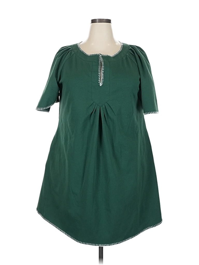 Pre-owned Fashion Casual Dress In Green