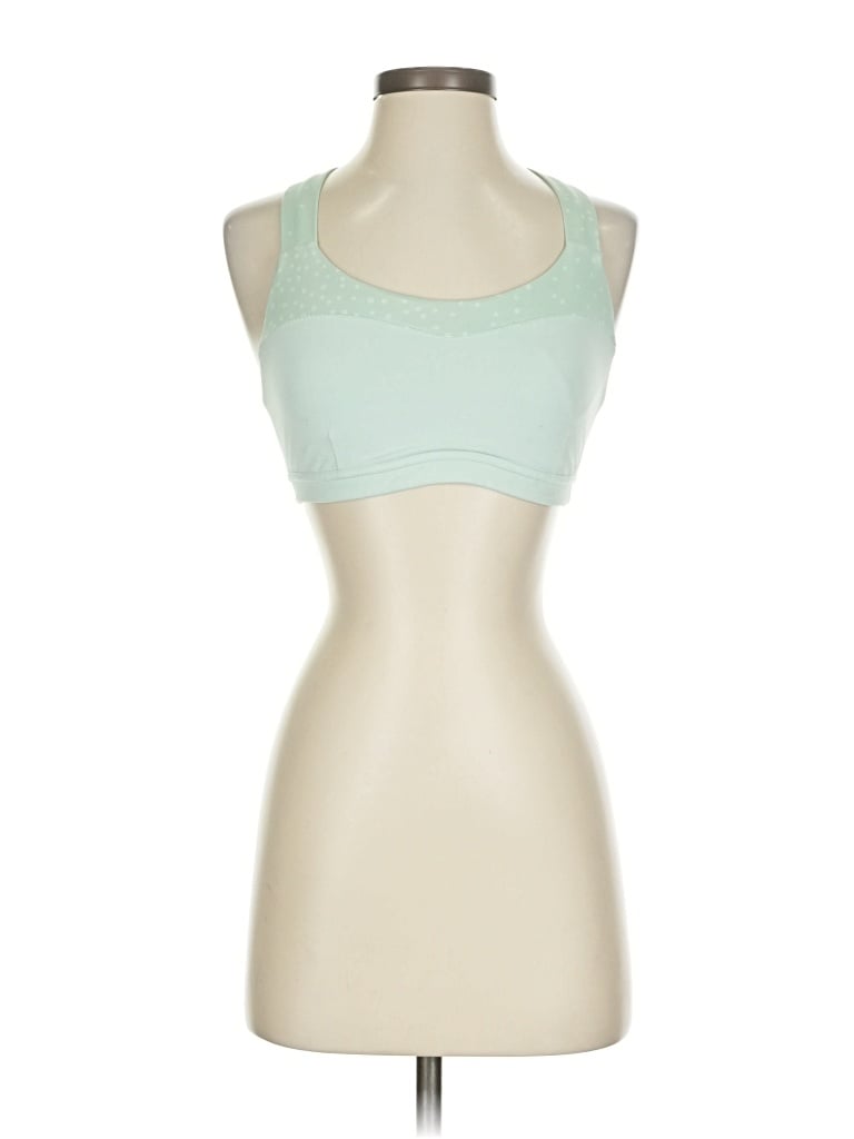 Pre-owned Lululemon Athletica Sports Bra In Green