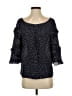 Maeve 100% Silk Black 3/4 Sleeve Silk Top Size 2 - photo 1