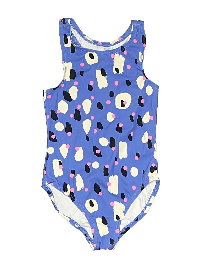Pre-owned Hanna Andersson Kids' One Piece Swimsuit In Blue