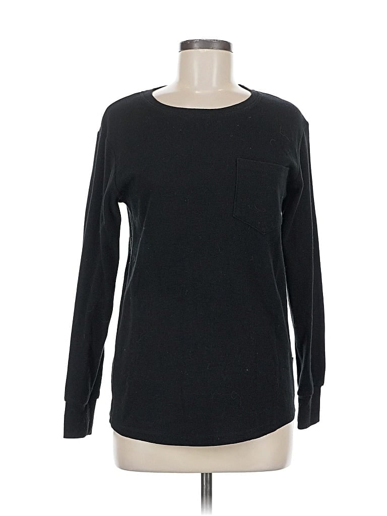 Pre-owned Assorted Brands Long Sleeve T-shirt In Black
