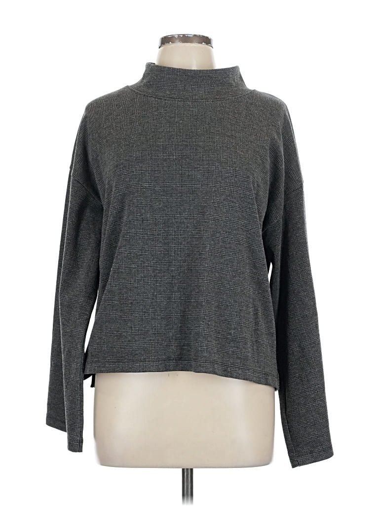 Pre-owned Madewell Turtleneck Sweater In Gray