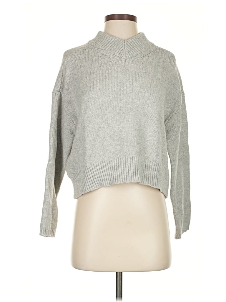 Pre-owned Gap Turtleneck Sweater In Gray