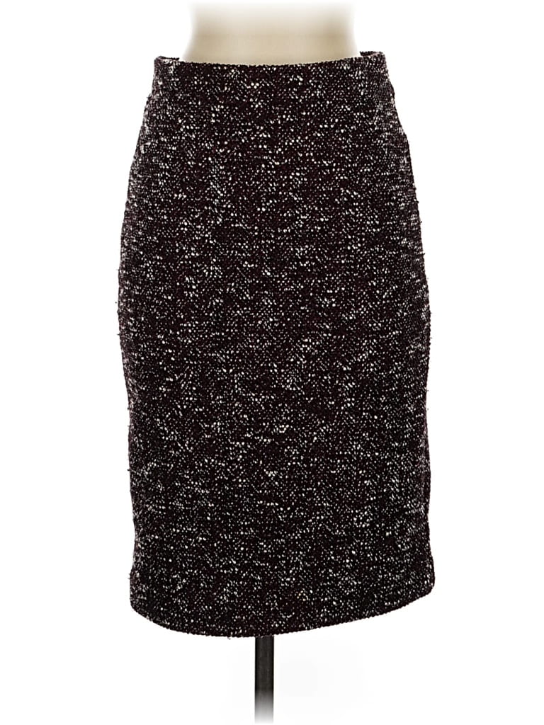 Pre-owned Ann Taylor Formal Skirt In Burgundy