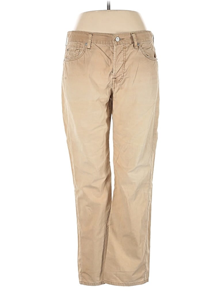 Pre-owned Seven For All Mankind For Bloomingdales Khaki Pant In Brown