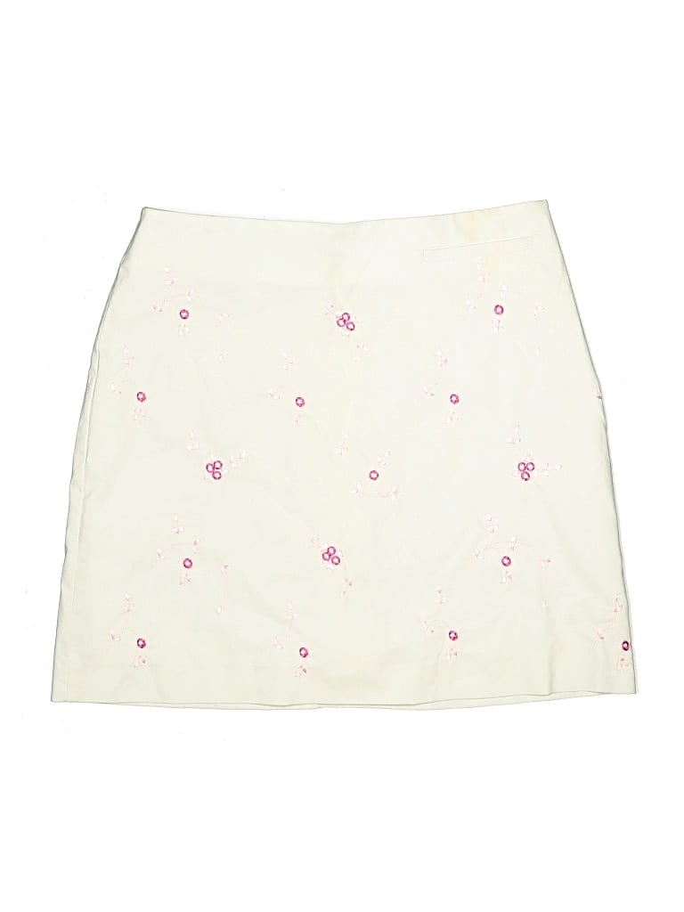 Pre-owned Golfino Casual Skirt In White