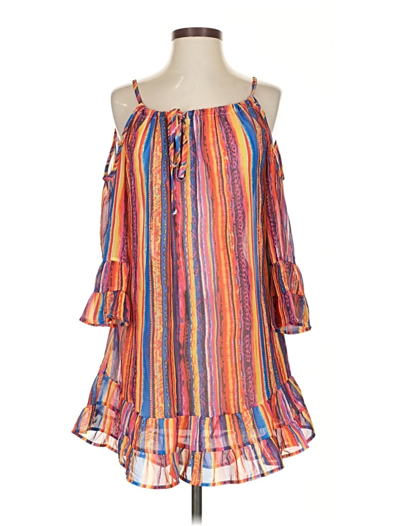 Pre-owned Assorted Brands Sleeveless Blouse In Orange