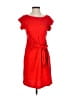 Max Studio Solid Red Casual Dress Size XS - photo 1