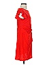 Max Studio Solid Red Casual Dress Size XS - photo 4