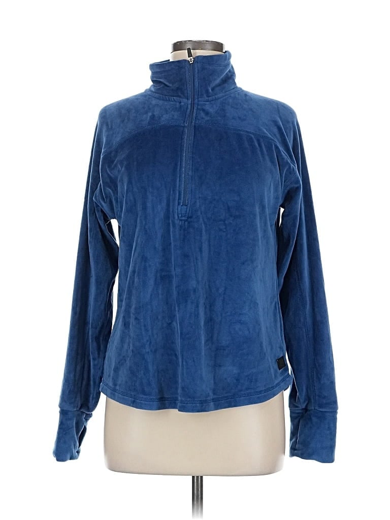 Pre-owned Juicy Couture Sport Fleece Jacket In Blue