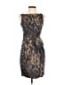 Anne Klein Animal Print Brown Cocktail Dress Size 2 - photo 1