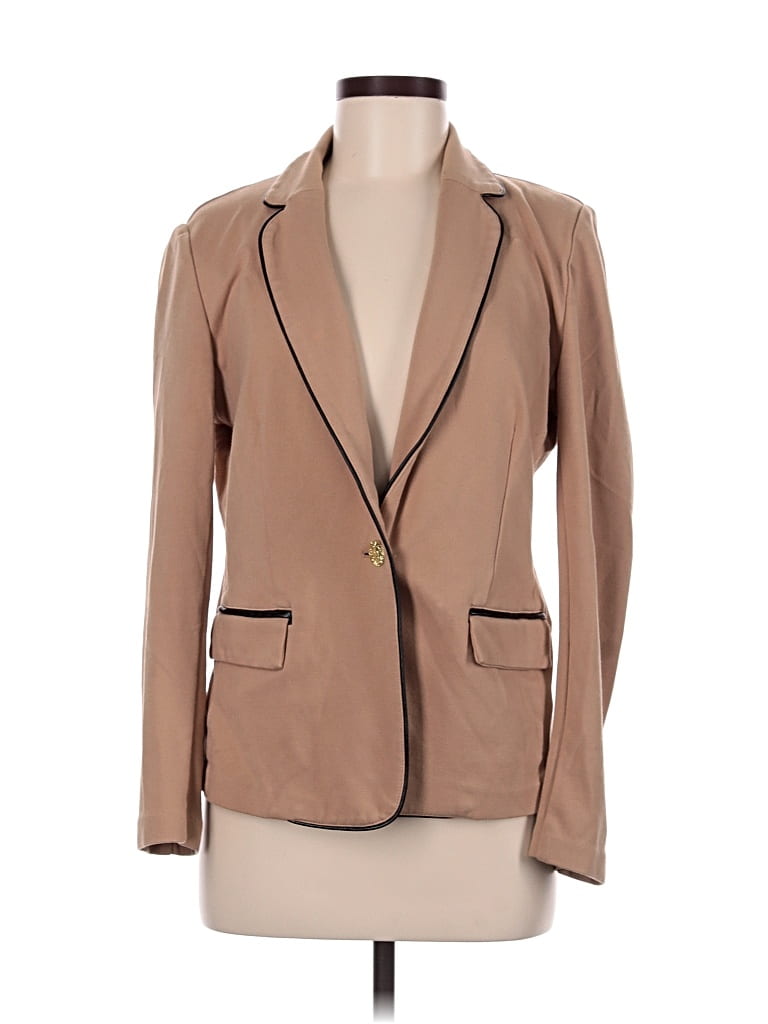 Pre-owned Anne Klein Blazer Jacket In Brown